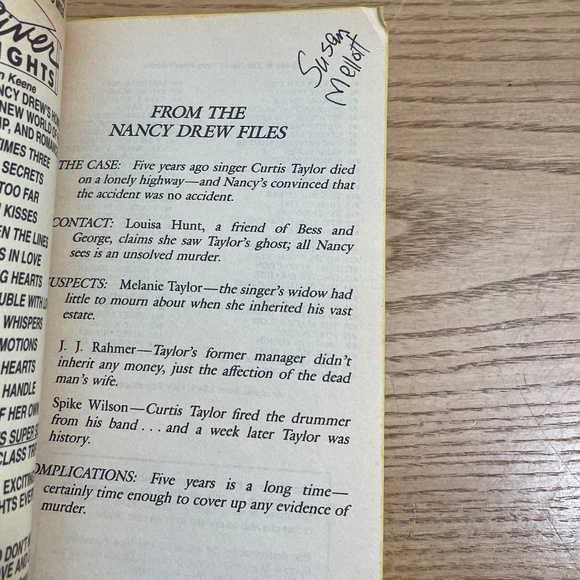 The NANCY DREW FILES  by Carolyn Keene Paperback Book Lot of 3 Case 65, 67 & 71 - Picture 6 of 6